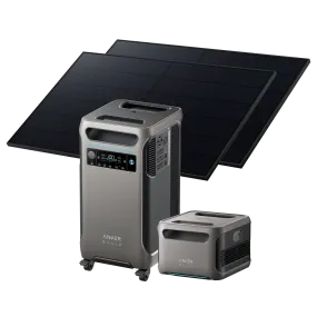 Anker Solix F3800   Expansion Battery   405W Rigid Solar Panel