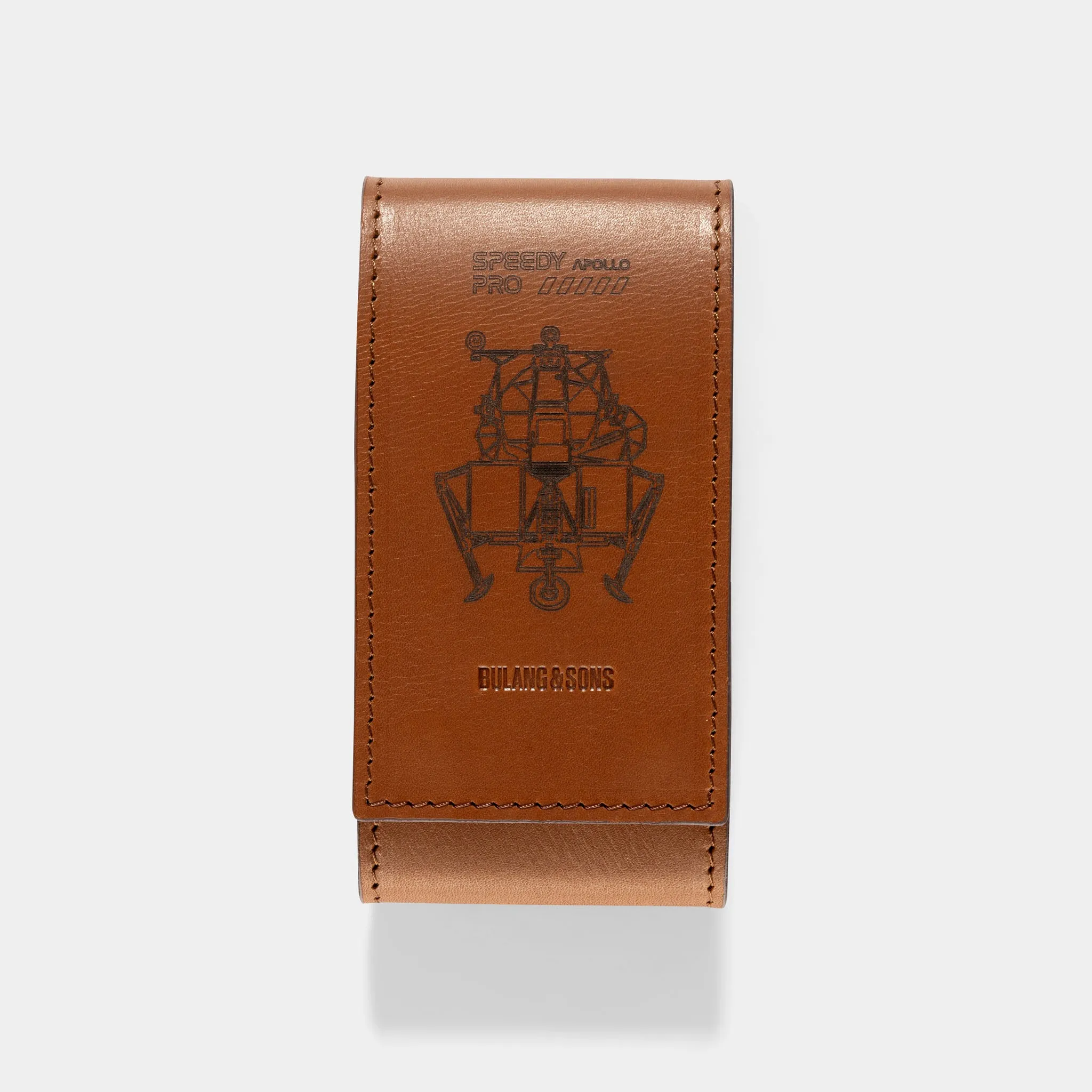 Apollo - Barenia Cognac Brown Leather Watch Pouch