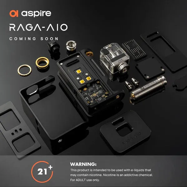 Aspire Raga AIO incl FREE 18650 Battery