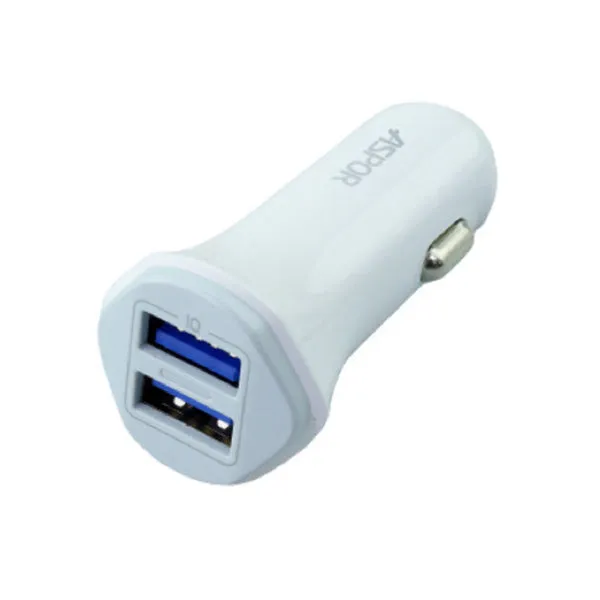 Aspor A903 Dual USB Car Charger with Type C Cable