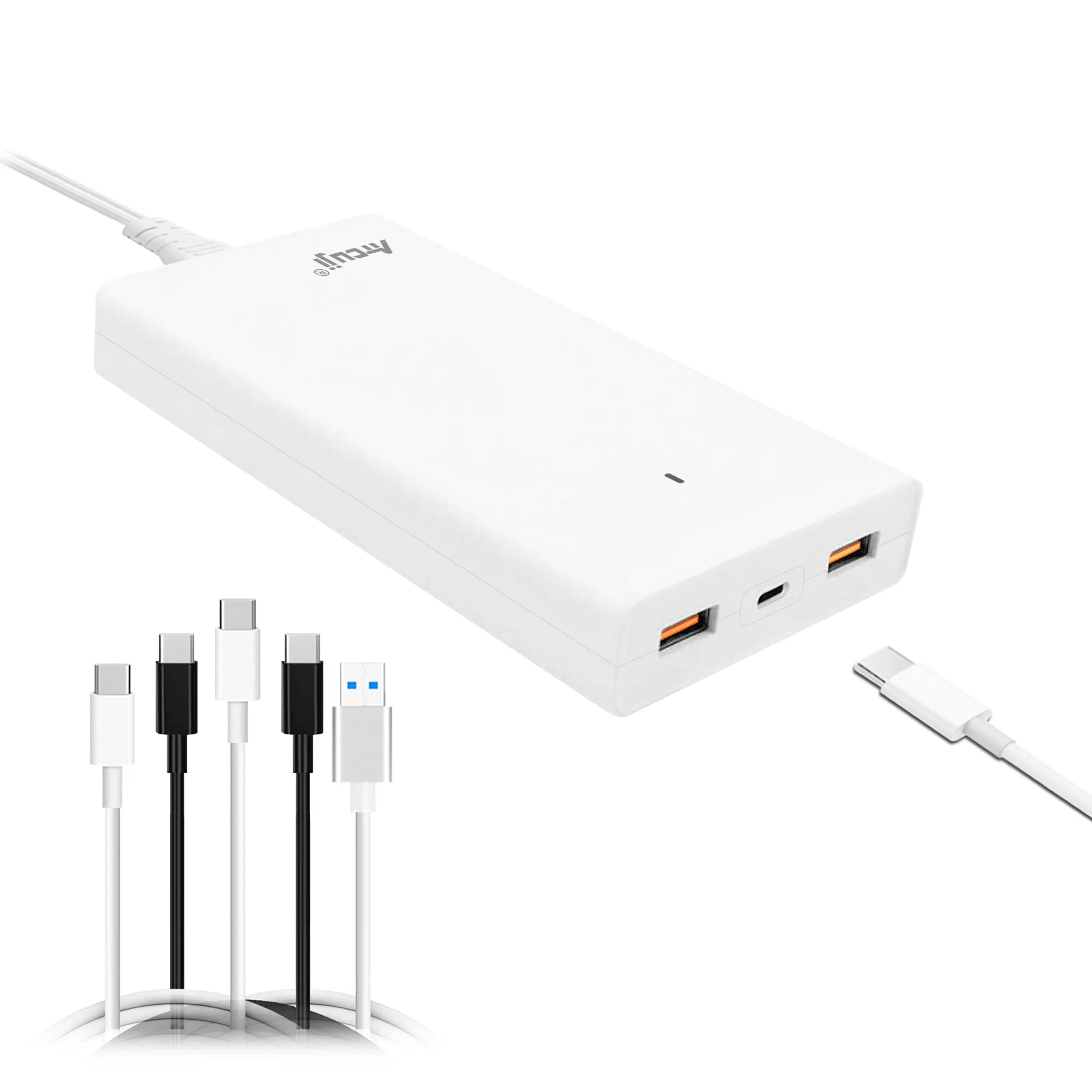 AT13PA Laptop USB C Power Adapter with 130W 90W Power Delivery for Apple MacBook Pro Air Slim Charger Microsoft Surface Pro USB-C Power Supply Laptop HP Dell Laptop Power Supply