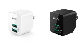 AUKEY 2 port USB wall charger