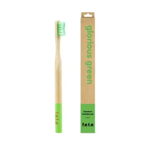 Bamboo Toothbrush Glorious Green Light Green Firm 1 Unit