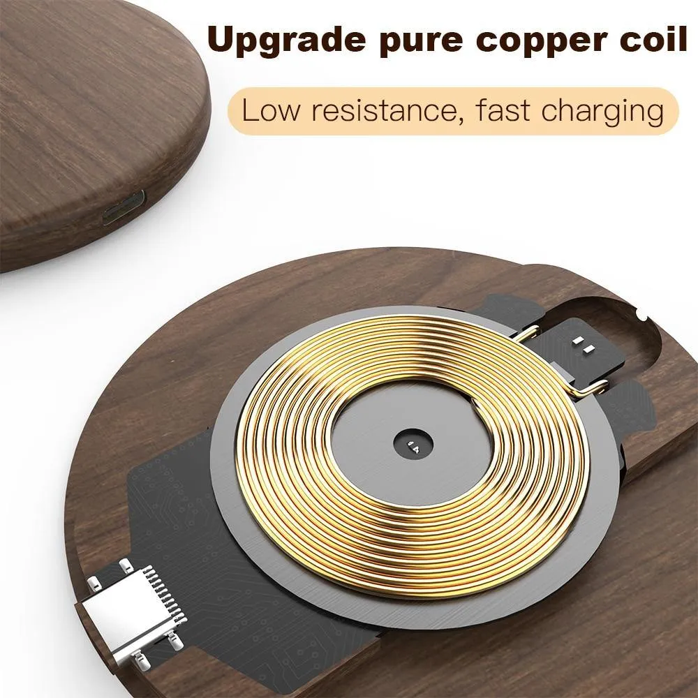 Bamboo USB Wireless Charger for Smartphones