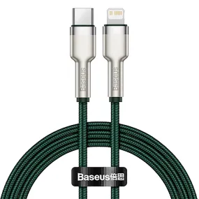 Baseus Cafule USB-C til Lightning Kabel PD 20W - 1m - Grøn