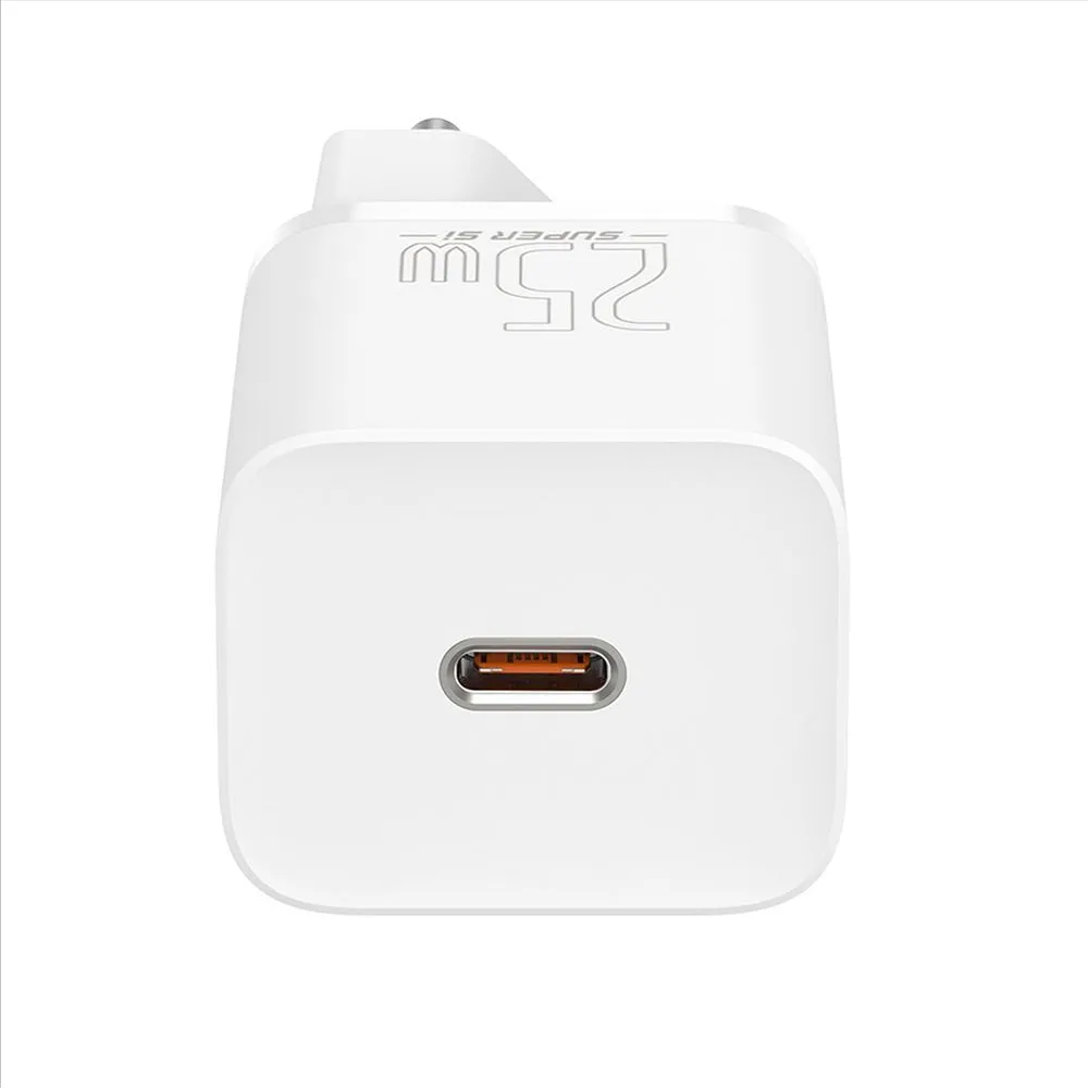 Baseus Charger Super Si Type-C 20W UK White