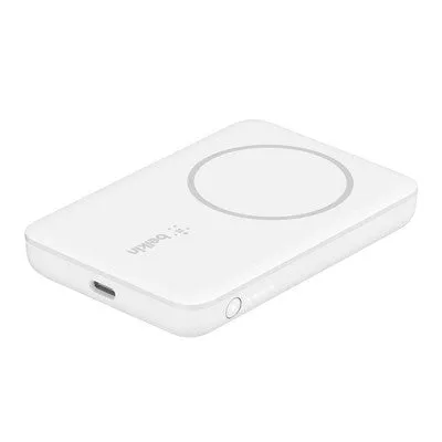 Belkin 2500mAh Magnetic Wireless Power Bank - White