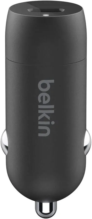 Belkin Boost Charge 20W USB C Car Charger Black - CCA003btBK