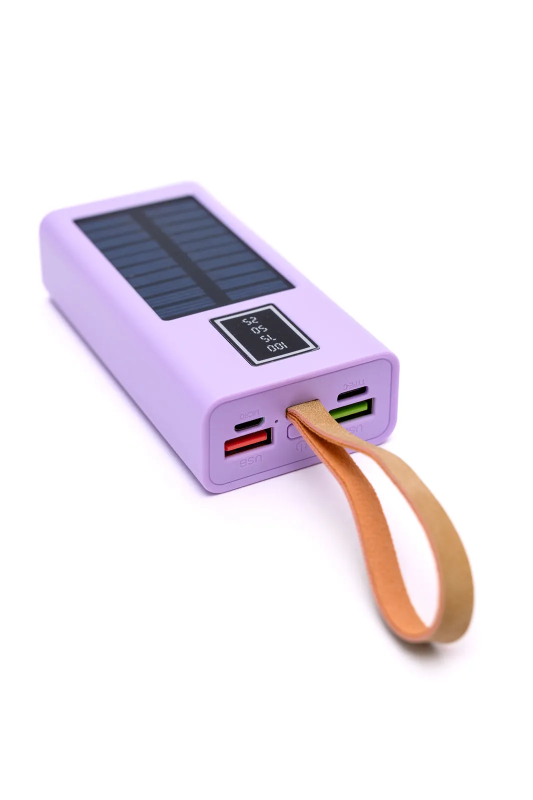 Best Life Solar Powered Portable Charger in Purple - 12/4/2023