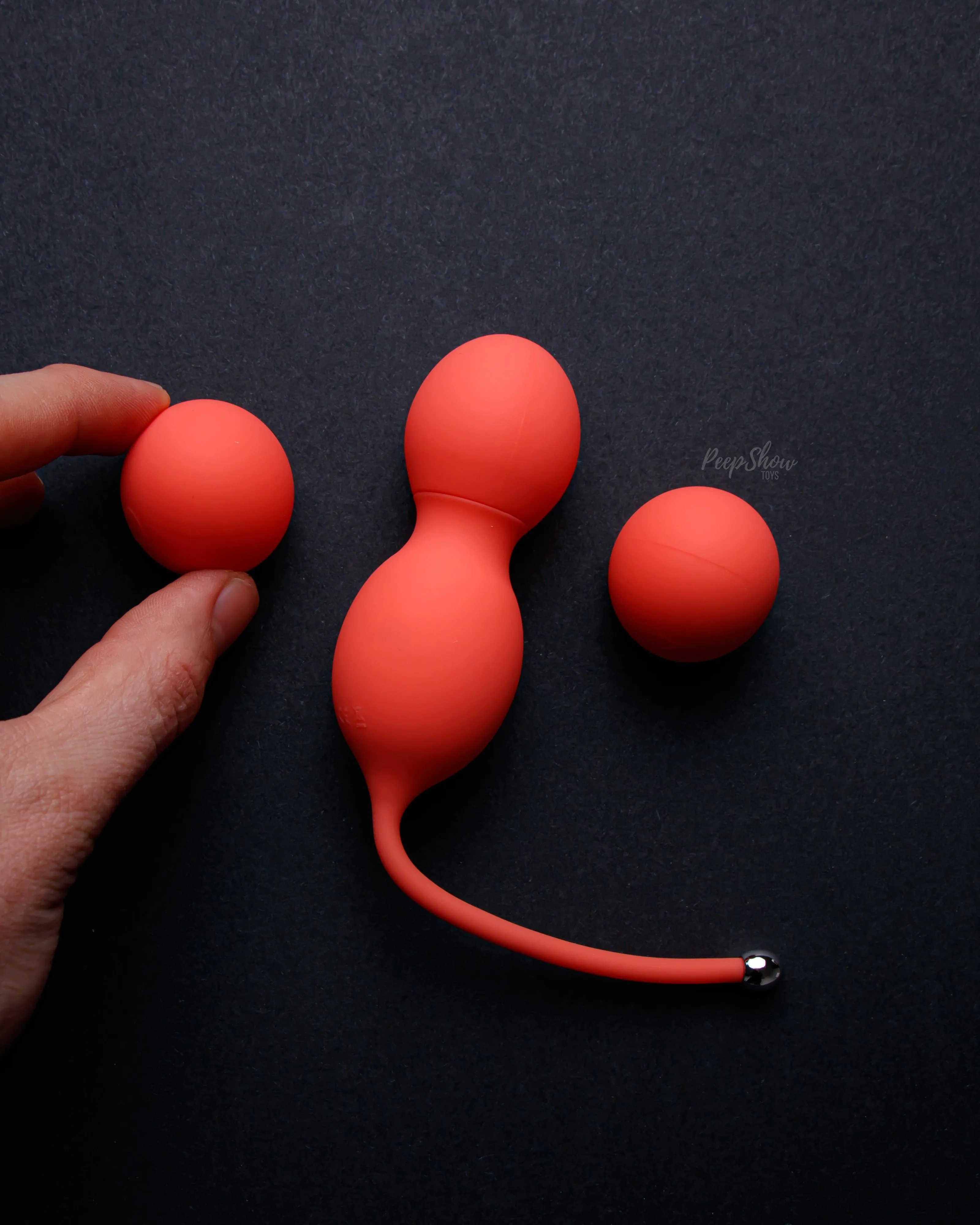 Bloom Vibrating Silicone Kegel Balls by We-Vibe