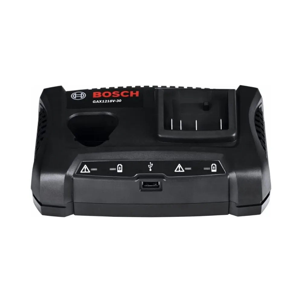 Bosch GAX1218V-30 18V/12V Dual-Bay Lithium-Ion Battery Charger