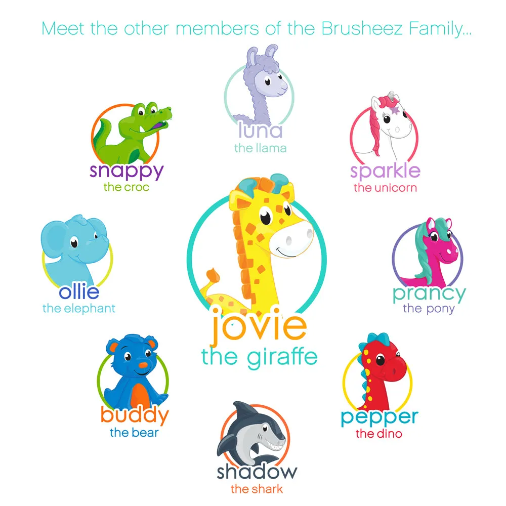 Brusheez® Kids’ 2-Pack Replacement Brush Heads - Jovie the Giraffe