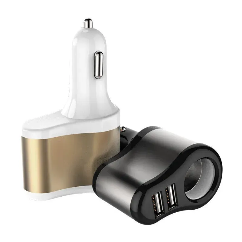 Car Charger Dual Usb Fast Charge Transfer Interface Universal Smart Phone Car Charger