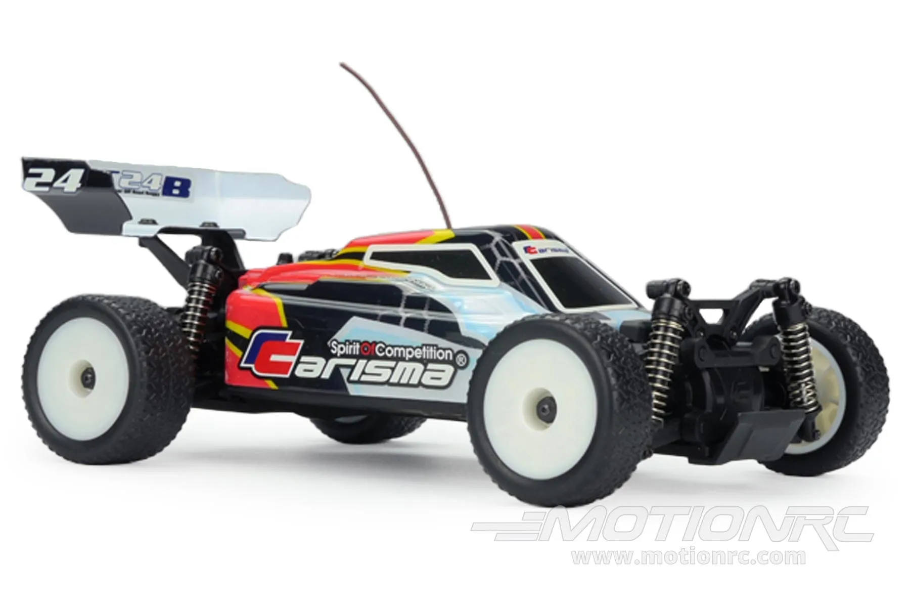 Carisma GT24B Racers Edition White 1/24 Scale 4WD Brushless Buggy - RTR