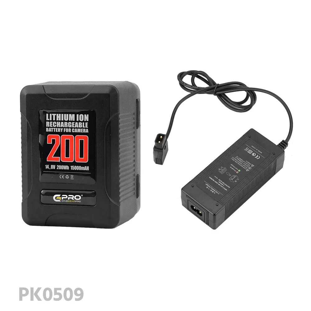 CGPro Ultra Small Size Mini V-Lock Li-Ion V-Mount Battery w/ USB Output (98-270Wh)