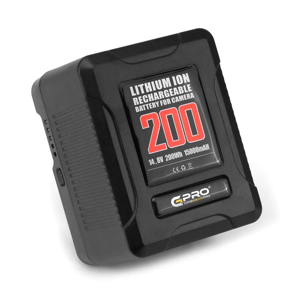 CGPro Ultra Small Size Mini V-Lock Li-Ion V-Mount Battery w/ USB Output (98-270Wh)