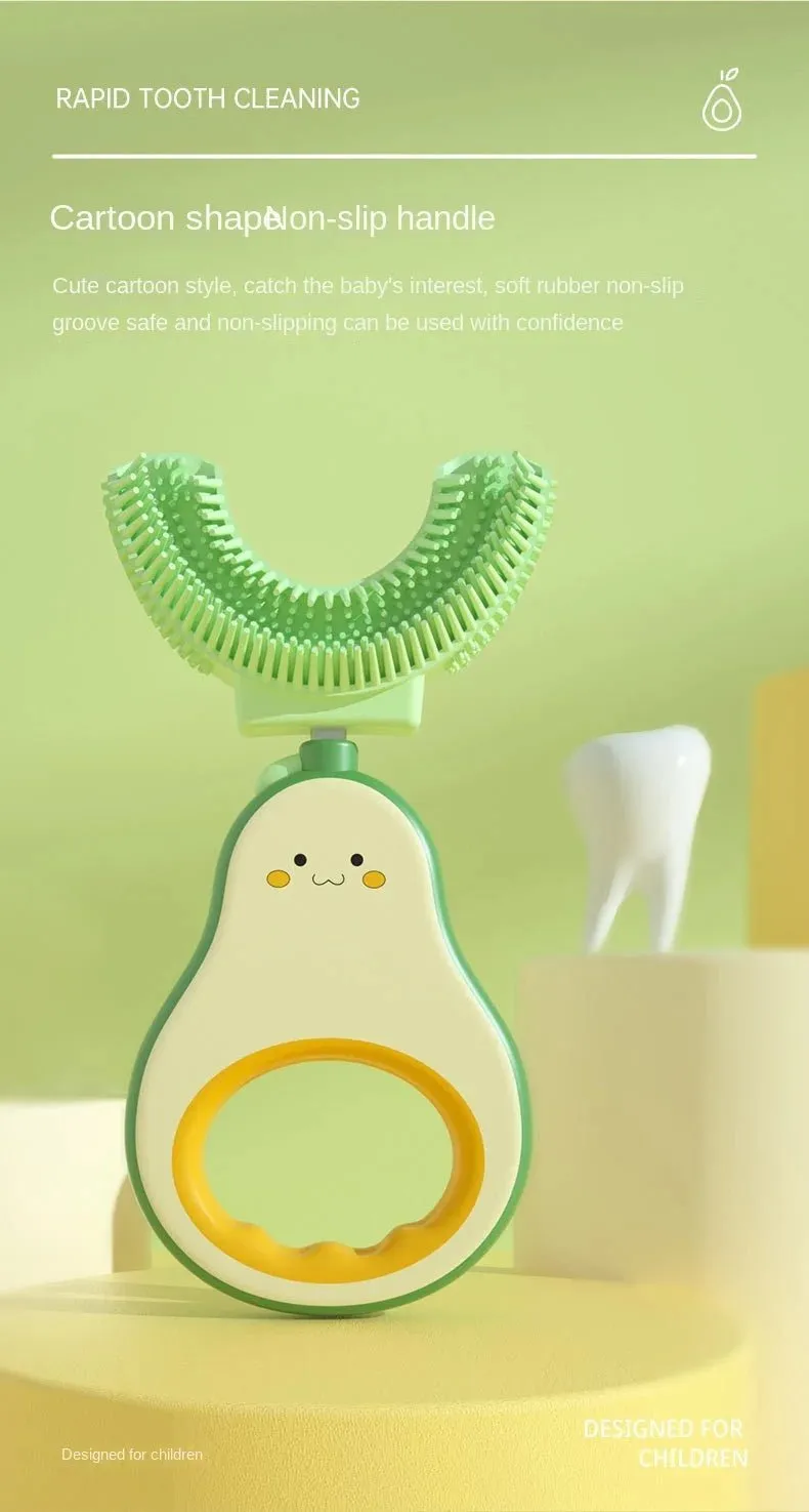 Children 360 Degree U-shaped Toothbrush