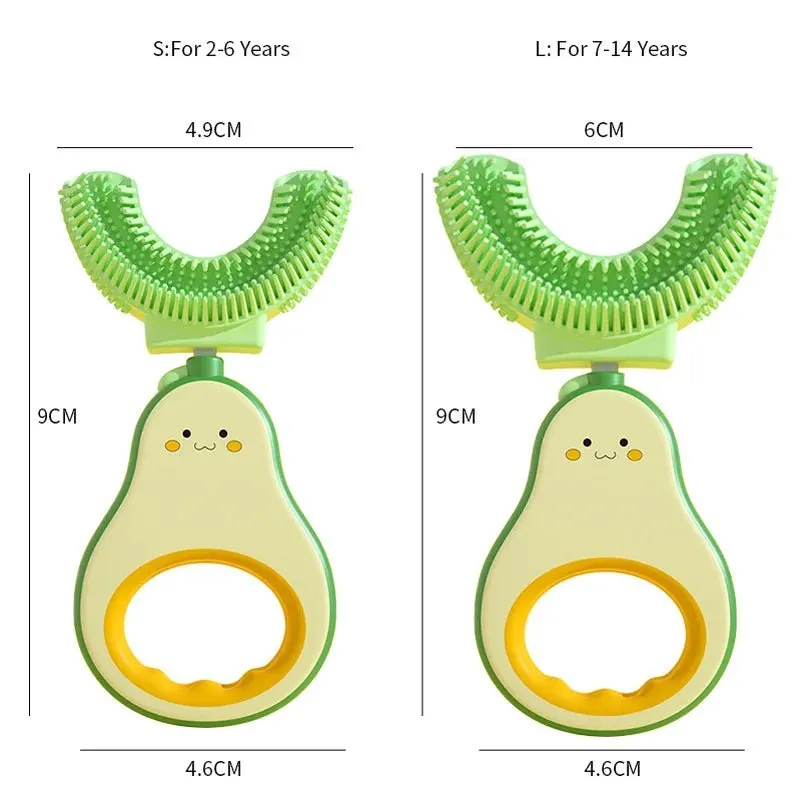 Children 360 Degree U-shaped Toothbrush