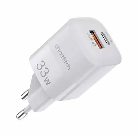 Choetech Fast Usb Wall Charger Usb Type C Pd Qc 33W White