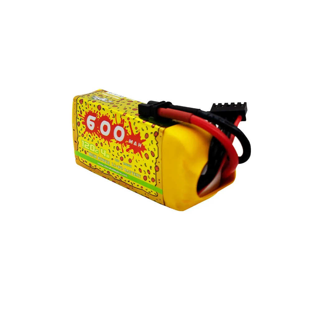 CNHL Pizza Series 600mAh 14.8V 4S 120C Lipo Battery With XT30U