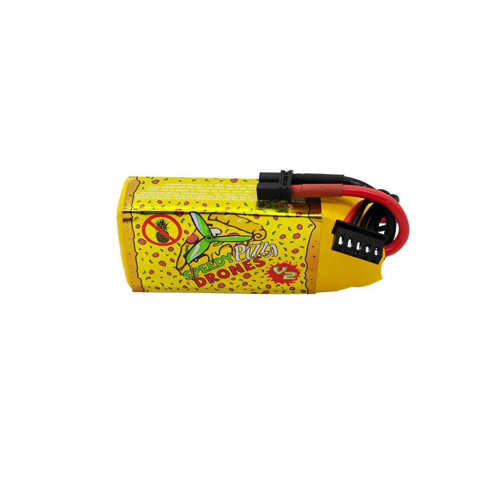 CNHL Pizza Series 600mAh 14.8V 4S 120C Lipo Battery With XT30U