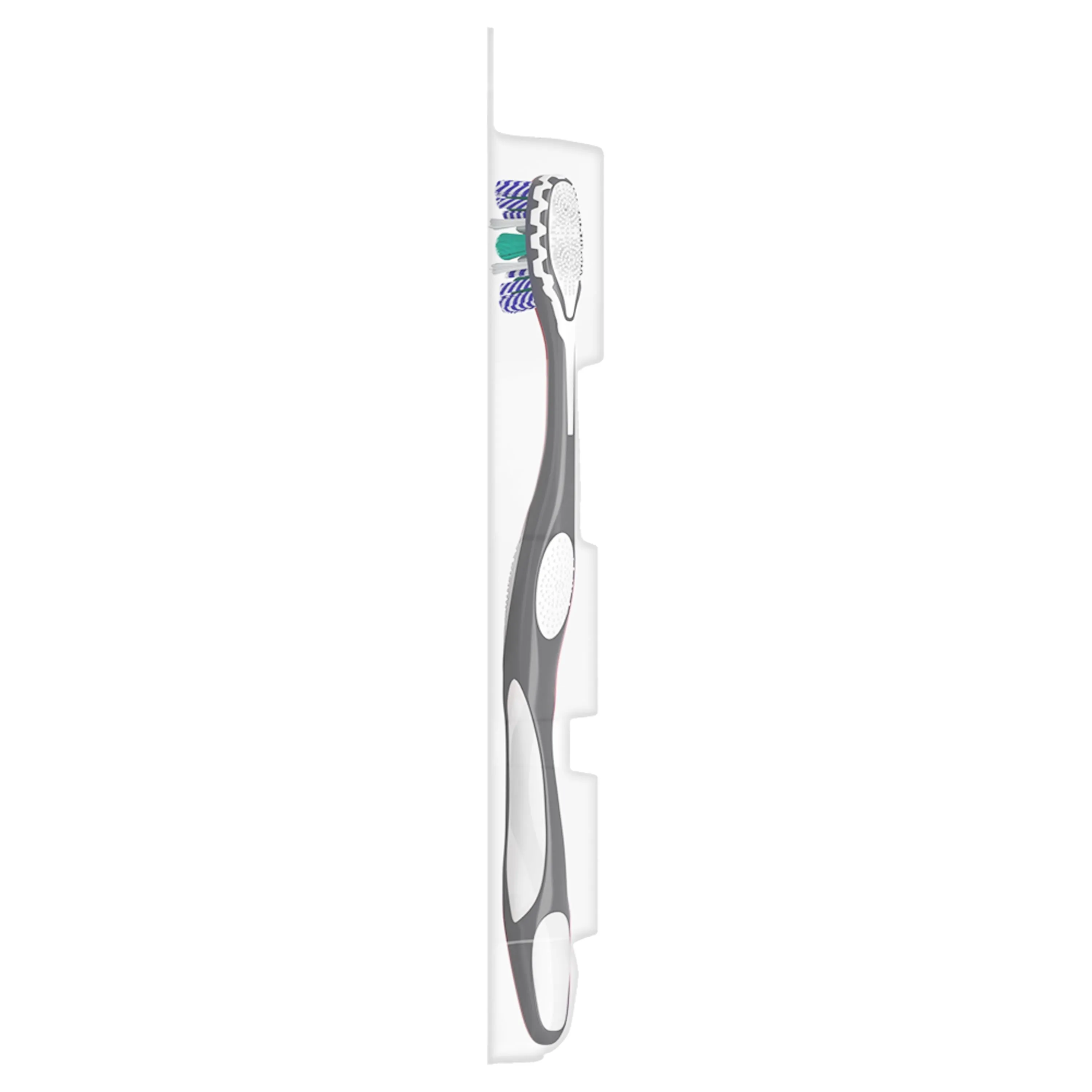 Colgate 360 Optic White Advanced Adult Medium Toothbrush, Whitening Toothbrush, 2 Pack