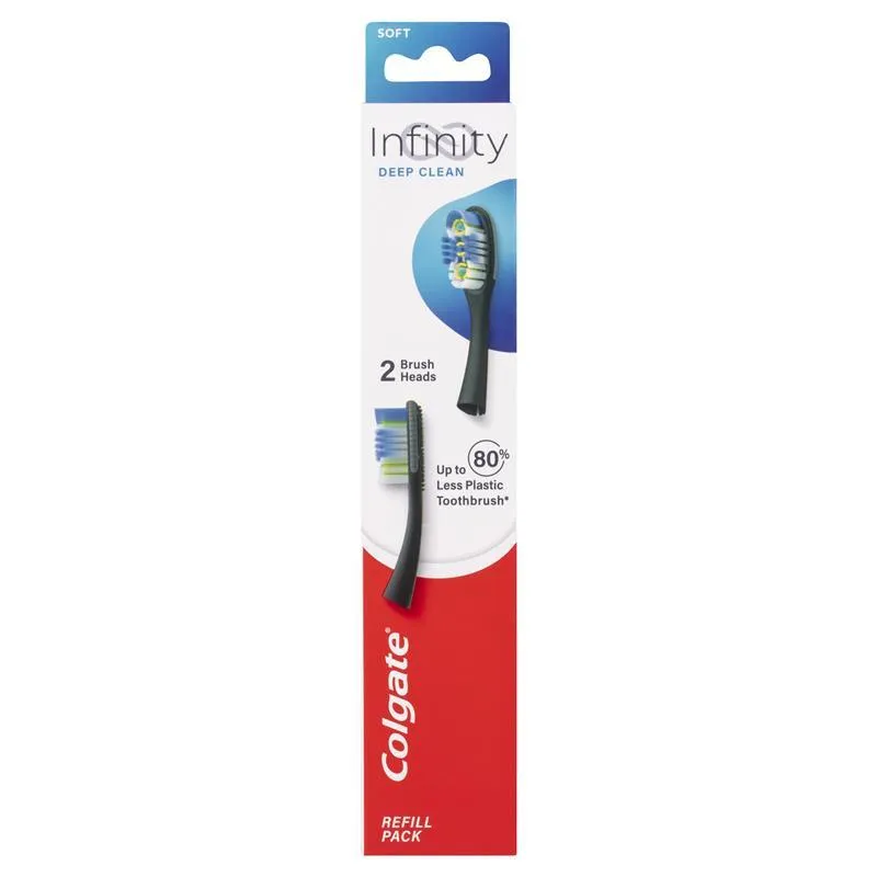 Colgate Toothbrush Infinity Deep Clean Refill 2 Pack