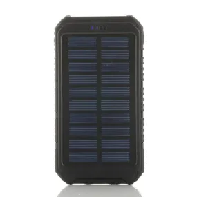 Color: Black - Roaming Solar Power Bank Phone or Tablet Charger