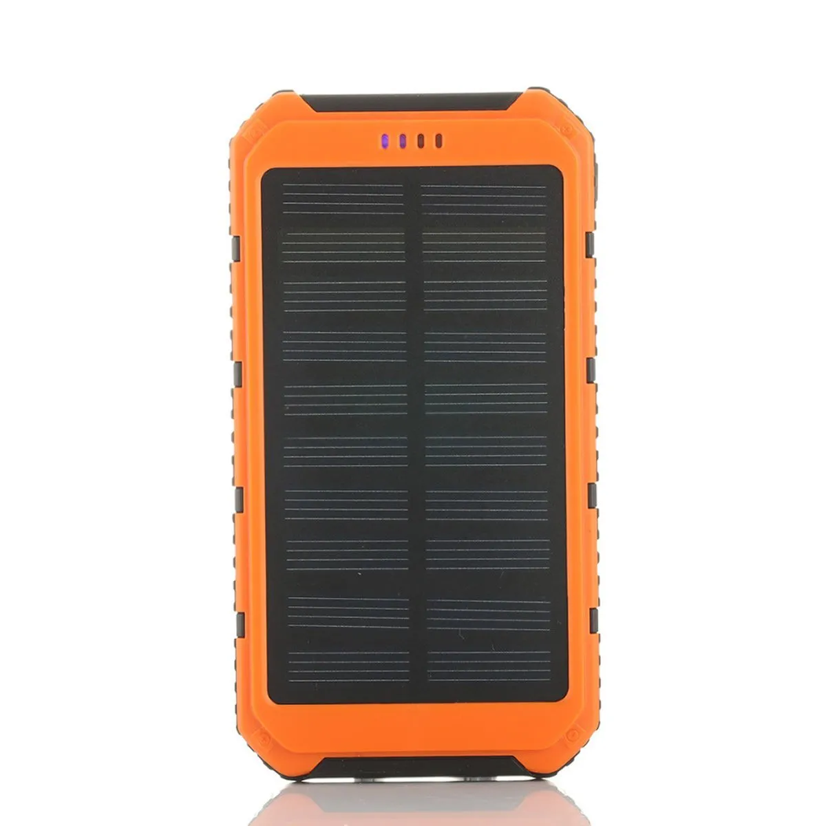 Color: Orange - Roaming Solar Power Bank Phone or Tablet Charger