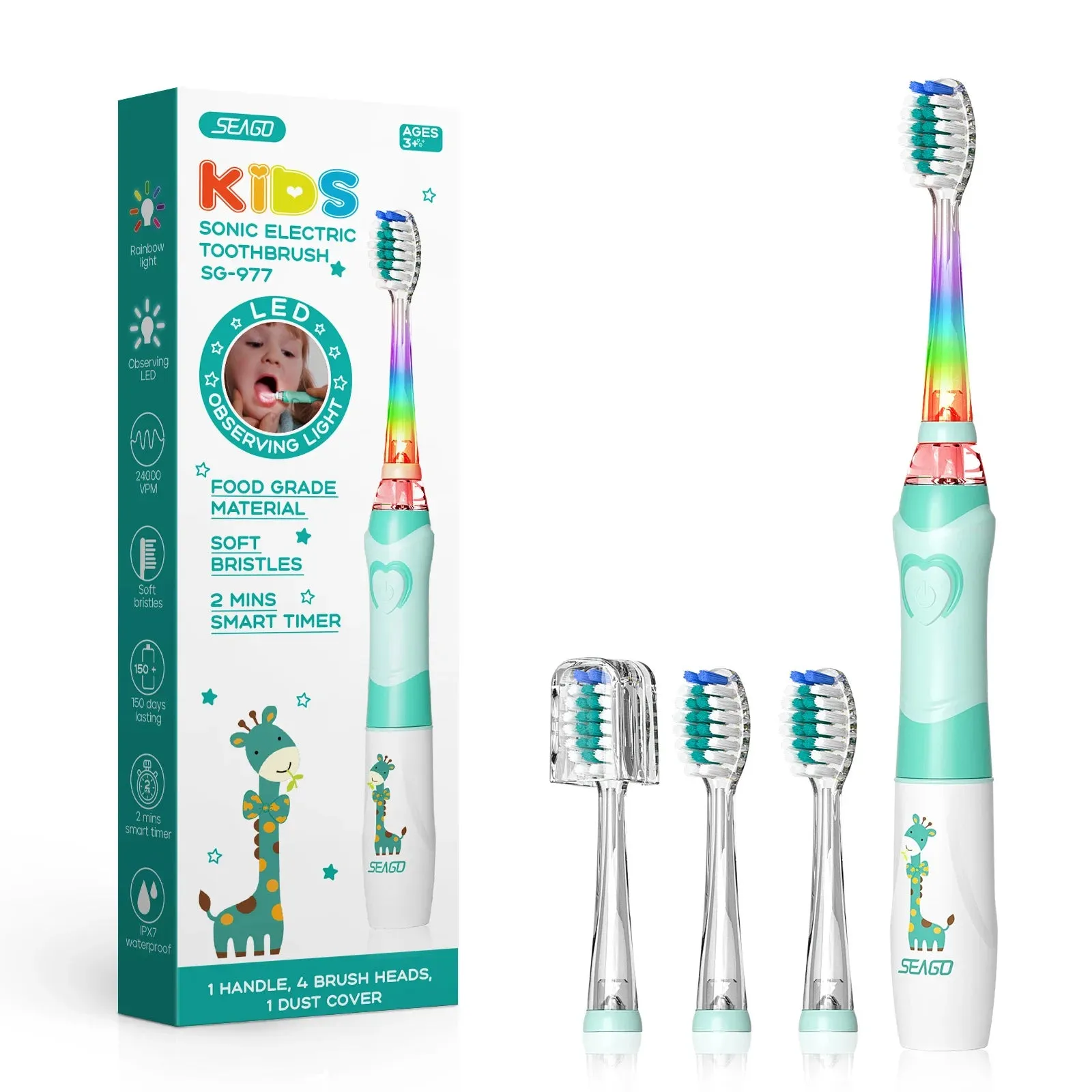 Colorful Electric Toothbrush for Kids