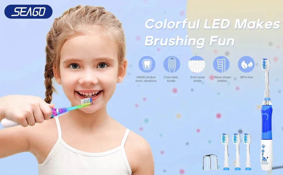 Colorful Electric Toothbrush for Kids