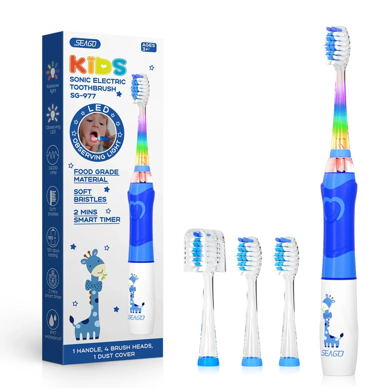 Colorful Electric Toothbrush for Kids