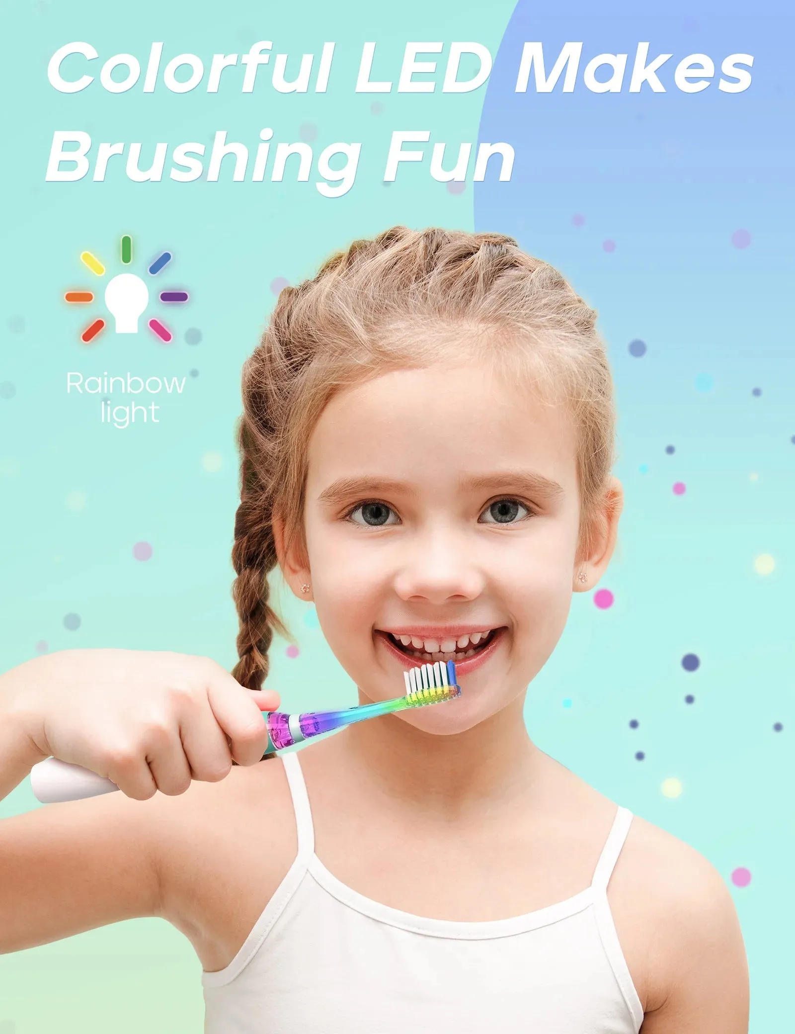 Colorful Electric Toothbrush for Kids