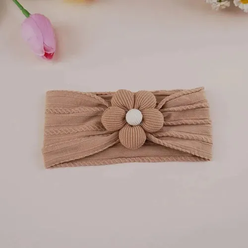 Cute Baby Headbands Flower Floral Elastic Soft Newborn Headbands For