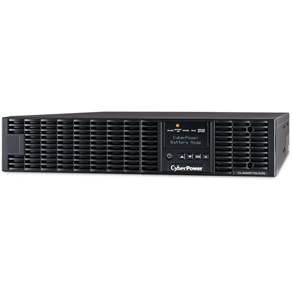 CyberPower Smart App Online 3000VA/2700W 7 Outlets 2U Rack/Tower UPS System New Battery - Certified Refurbished