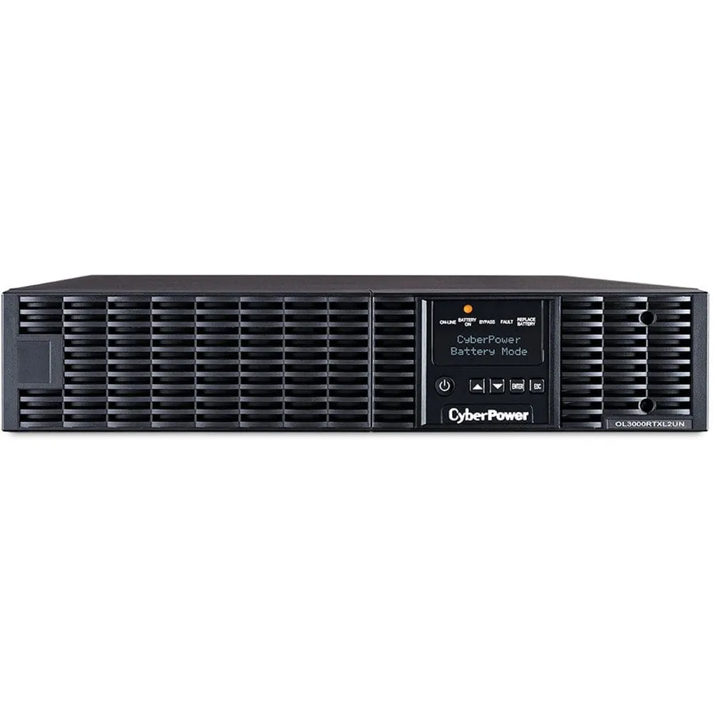 CyberPower Smart App Online 3000VA/2700W 7 Outlets 2U Rack/Tower UPS System New Battery - Certified Refurbished