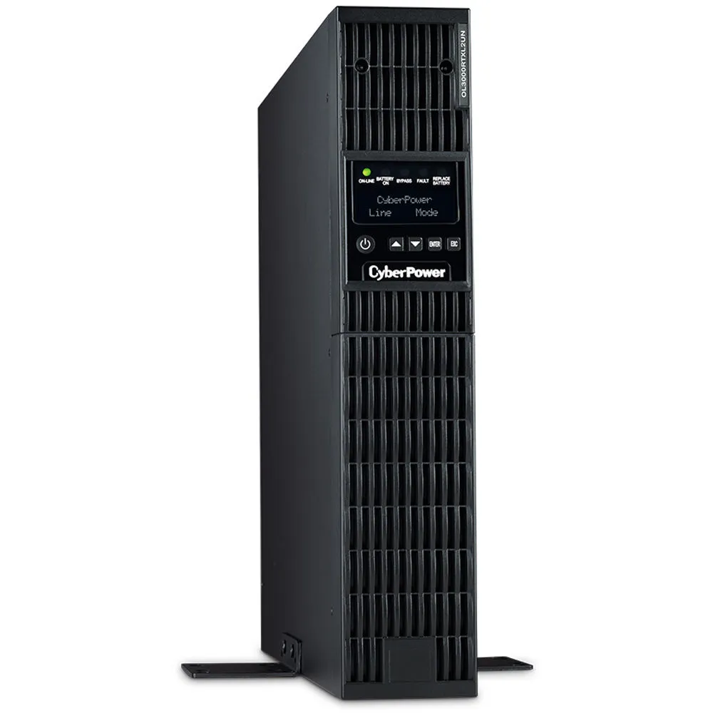 CyberPower Smart App Online 3000VA/2700W 7 Outlets 2U Rack/Tower UPS System New Battery - Certified Refurbished