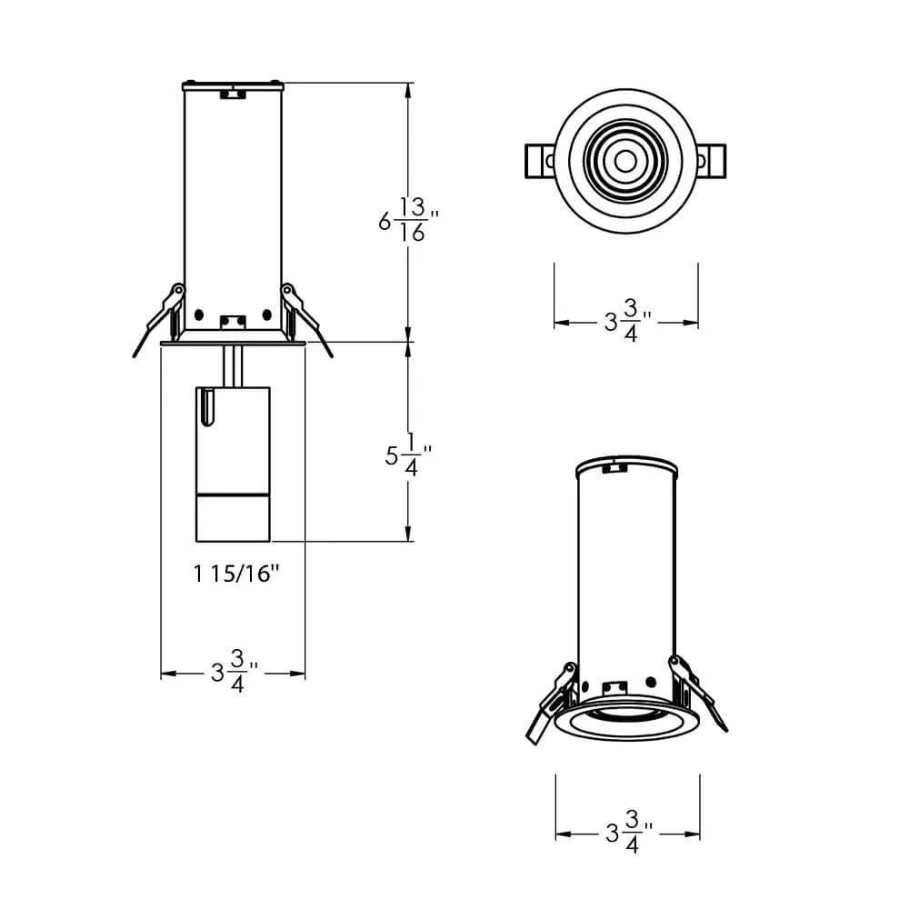 Dals Lighting MFD03-CC 3” 8W Multifunction LED Downlight Selectable CCT