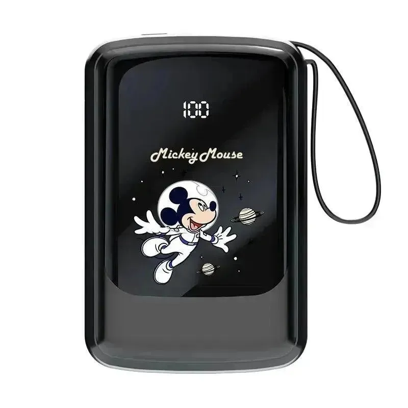 Disney Fast-Charging Power Bank With Dual Cables