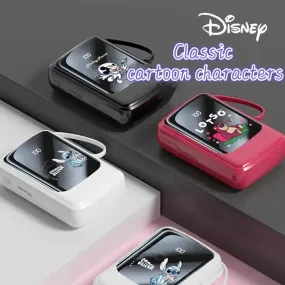 Disney Fast-Charging Power Bank With Dual Cables