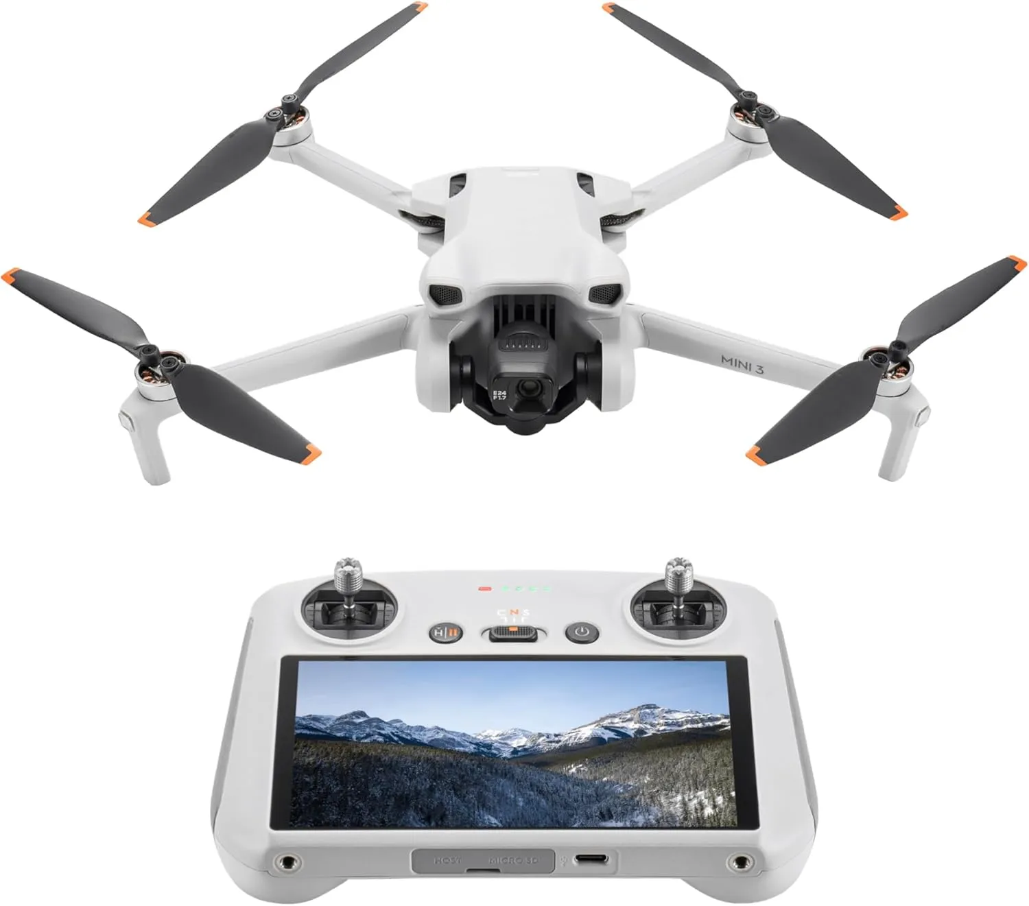 DJI Mini 3 Drone With DJI RC Remote Controller