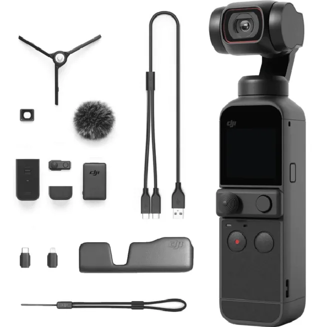 DJI Osmo Pocket 2 Camera Creators Combo Set 4K  Recorder 3-Axis Gimbal Stabiliser