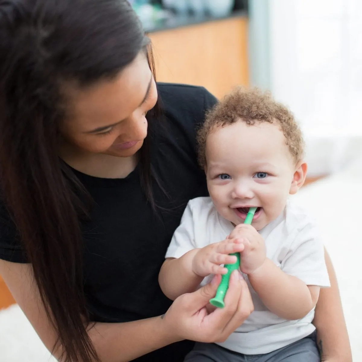 Dr.Brown's Infant to Toddler Toothbrush- Green Crocodile