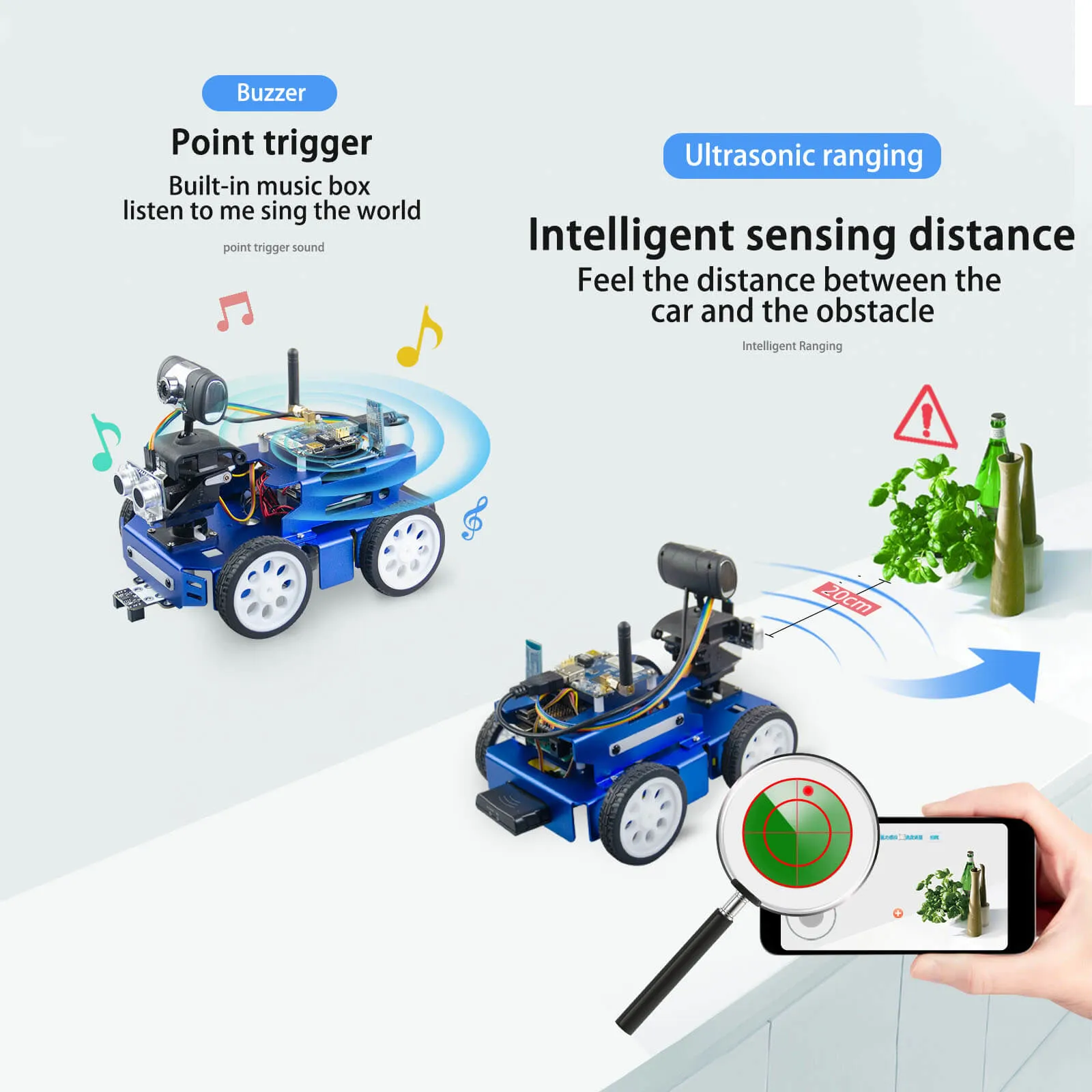 DS-X Smart robot car kits for programming and educational