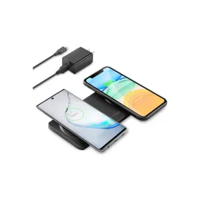 Dual 2 In 1 Fast Wireless Charger Pad