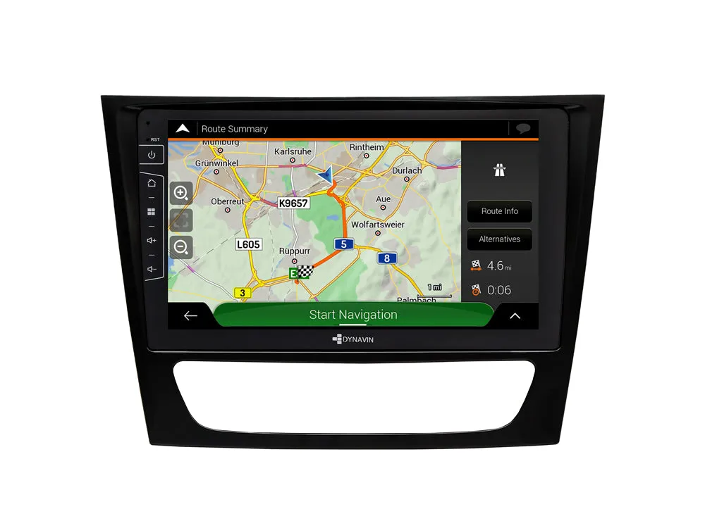 Dynavin 8 Plus Radio Navigation Mercedes CLS W219 (04-10) 9" Touchscreen Android Auto / Apple Carplay