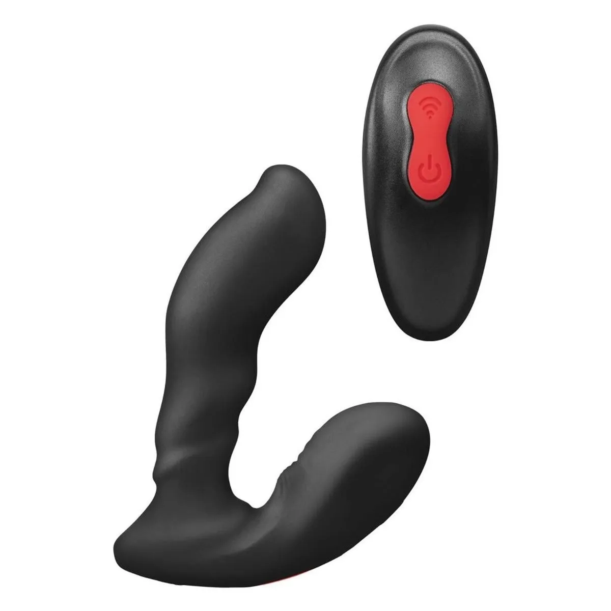 Envy Sidetrack Contoured P-Spot Vibrating Prostate Massager Black