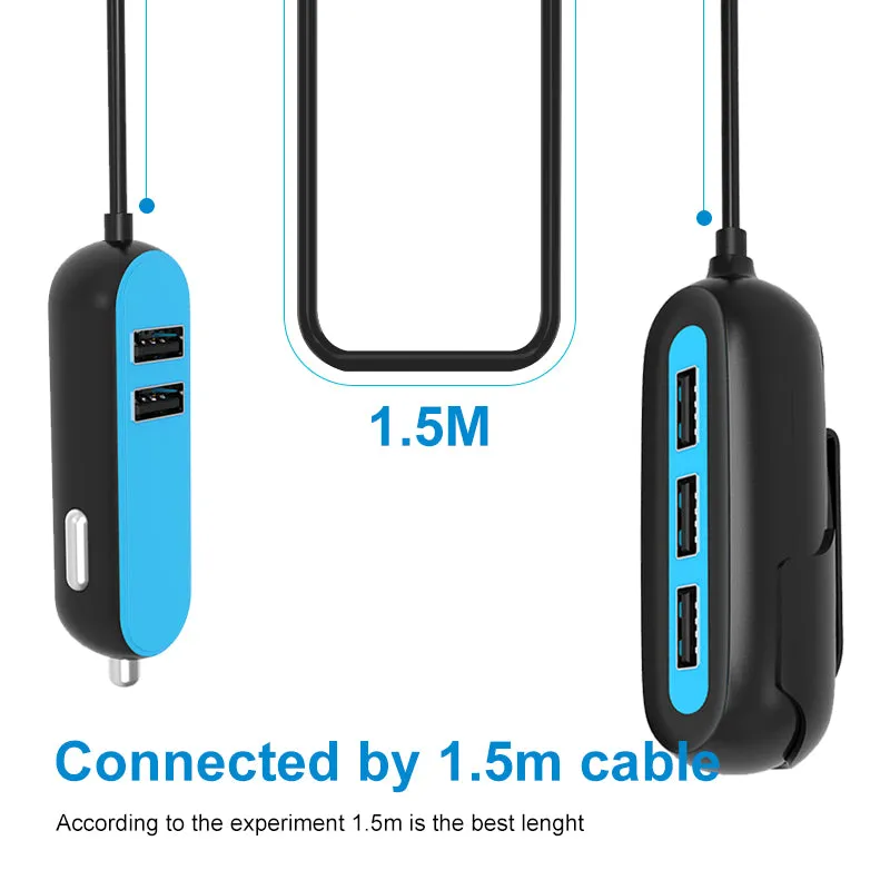 Extra USB Ports Mobile For Car