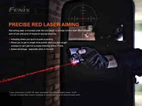 Fenix GL22 Tactical Weapon Light with Red Laser Sight 750 Lumens