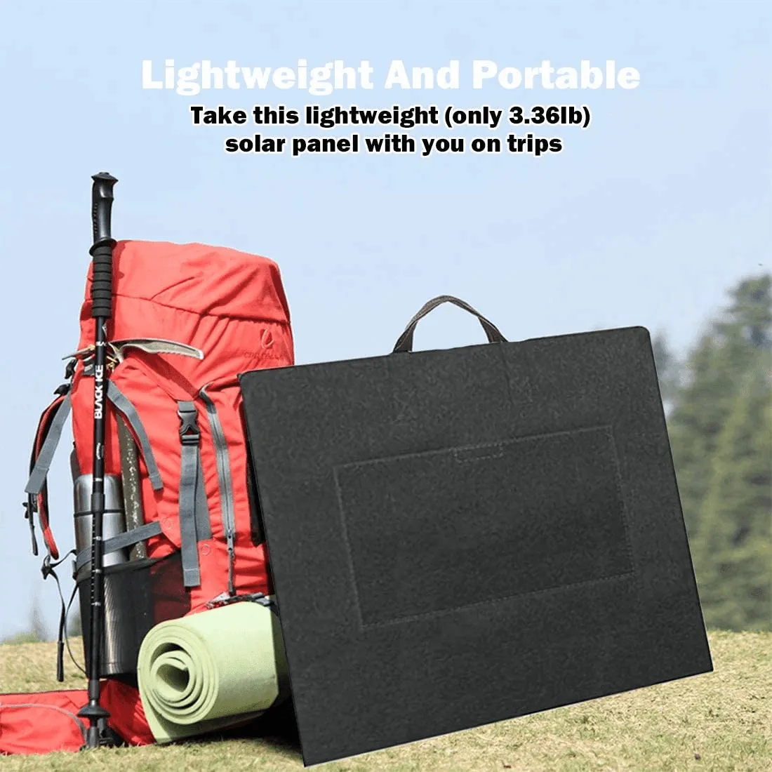 Foldable 50W 18V Portable Solar Panel